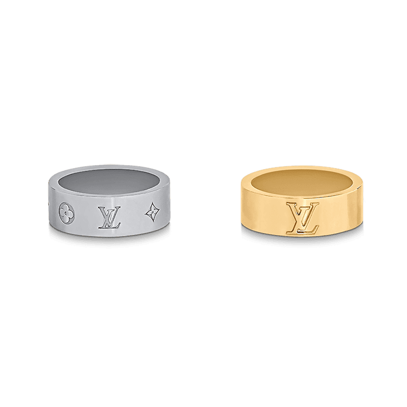 18K Louis Vuitton Instinct Set of Two Rings