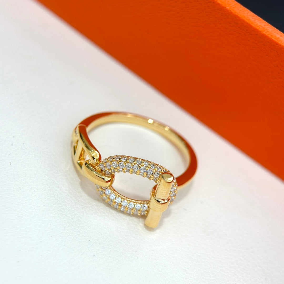 18K Adage Hermes Ring