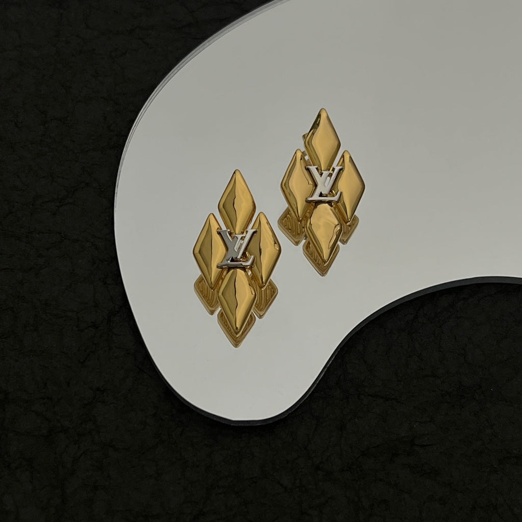 18k Louis Vuitton GO-14 Earrings