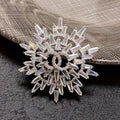 18K  Chanel Snow Flower Brooch