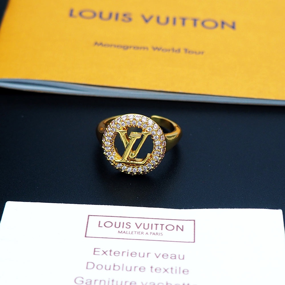 18K Louis Vuitton Louise Tresor Rings