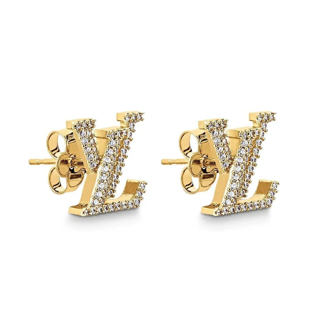 18K Louis Vuitton Iconic Diamonds Earrings