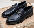 Ferragamo Black Bit Loafers — hero