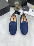 Dolce & Gabbana Men's Stitched-Toe Driving Loafers — hero