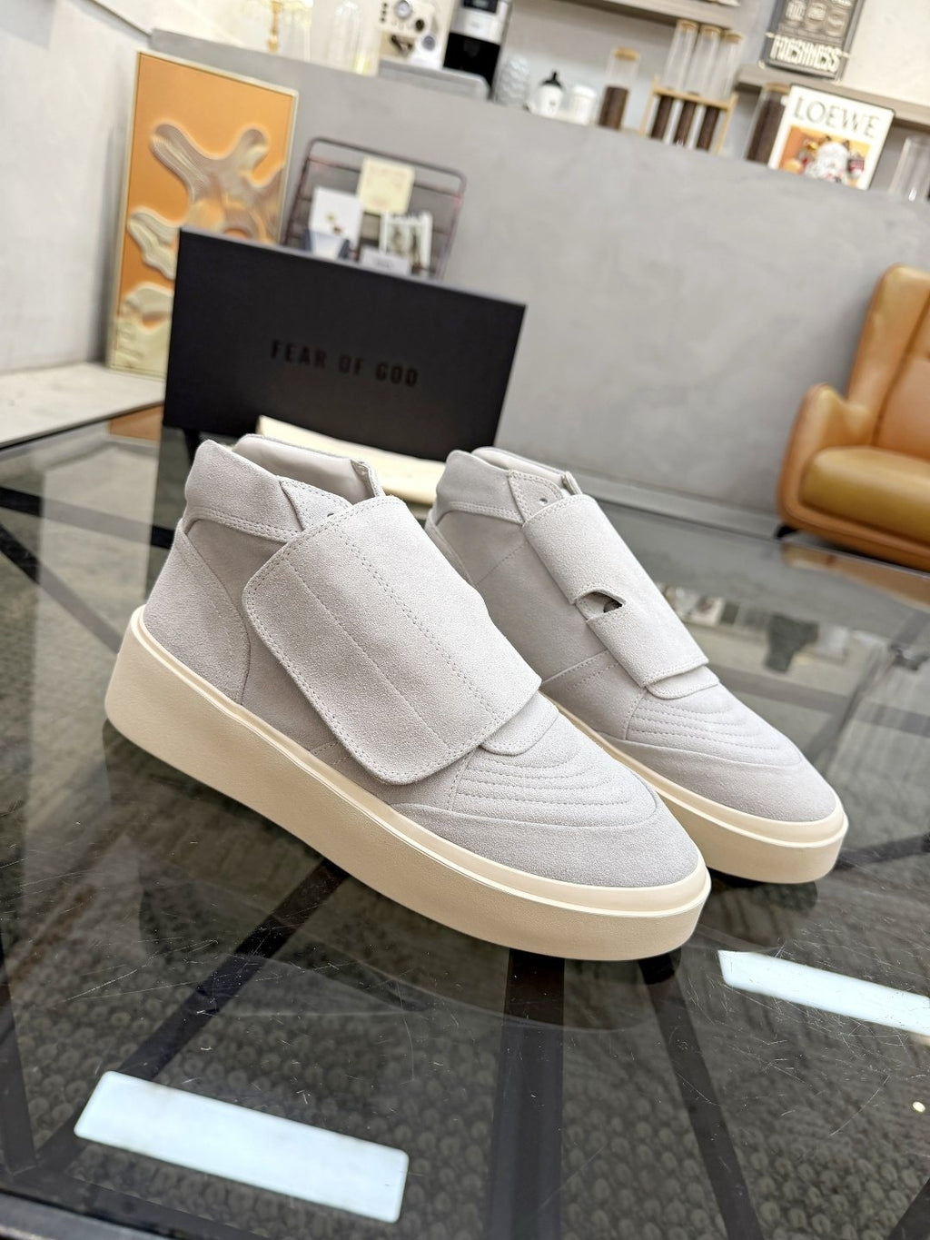 Fear of God Strap High-Top Sneakers — front