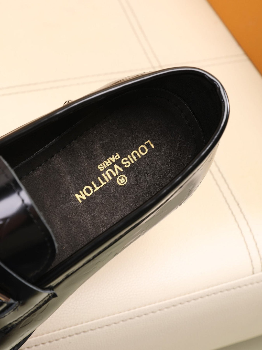 Louis Vuitton Embossed Bit Loafers — side