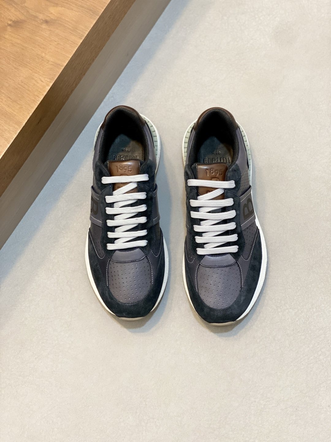 Berluti Sport Track Low-Top Sneakers — front