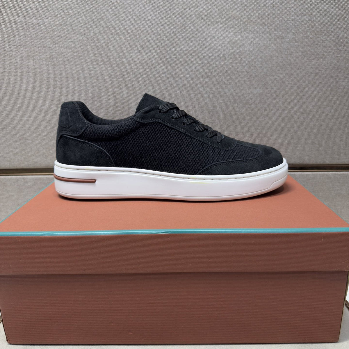 Men's Paneled Low-Top Sneakers — front