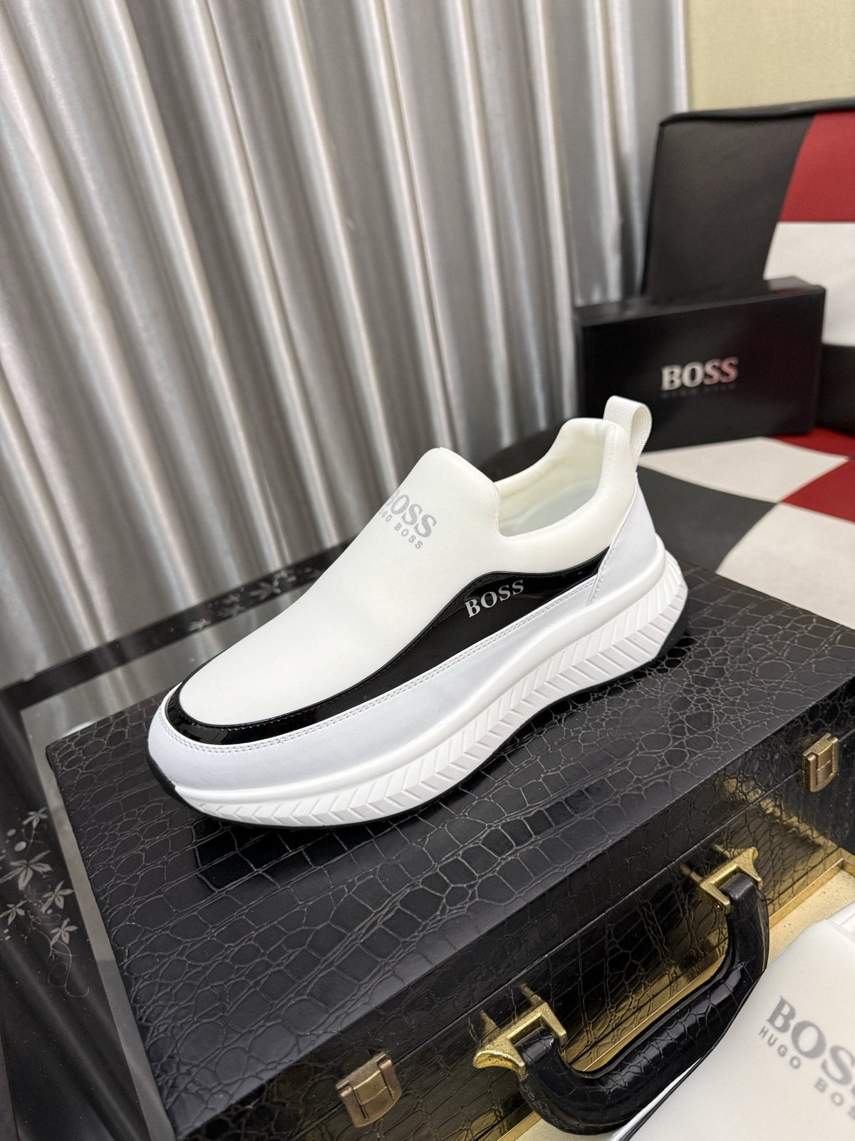 Hugo Boss Thick-Sole Slip-On Sneakers — hero